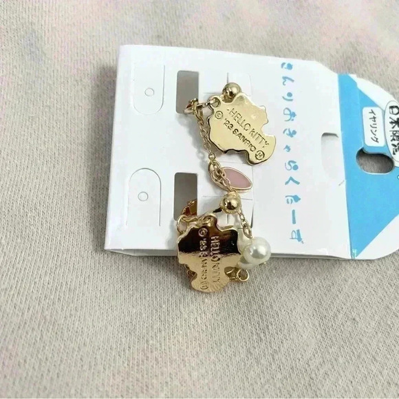 Sanrio Earrings Enamel Hello Kitty Earrings Japan Limited - Picture 7 of 9
